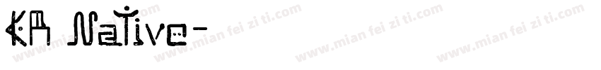 KR Native字体转换